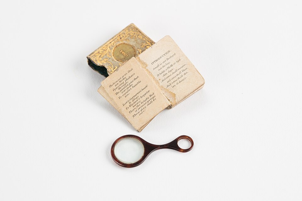 本と虫めがね