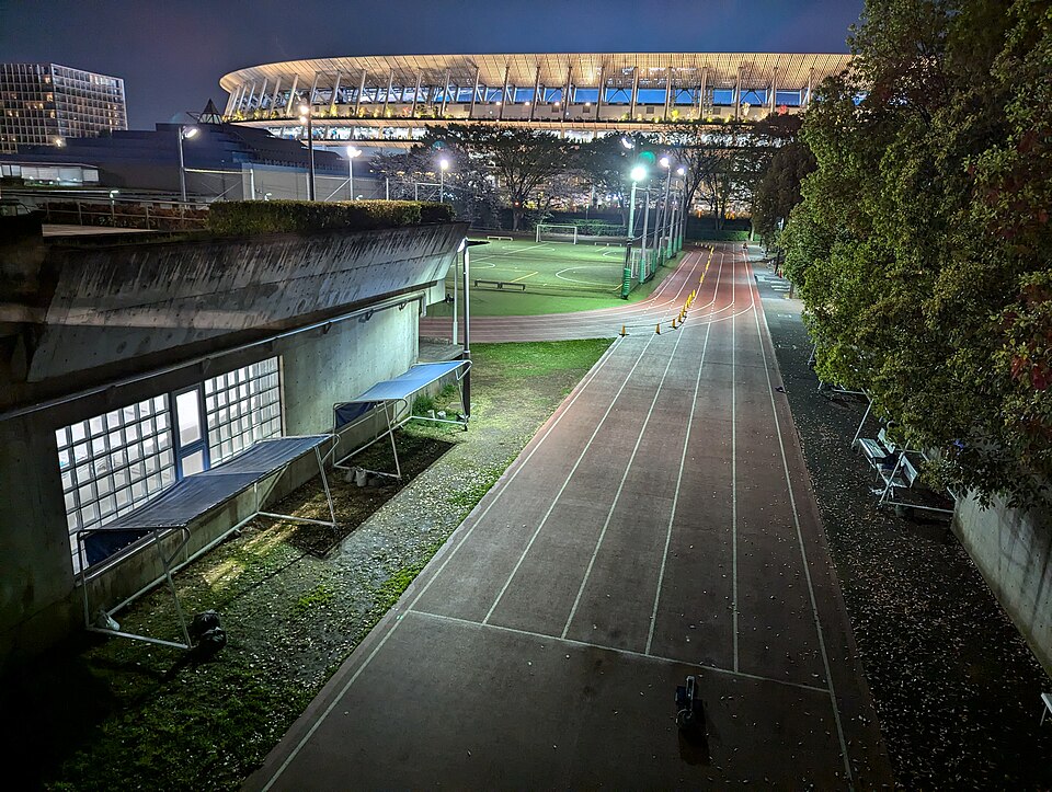 陸上競技場のトラック