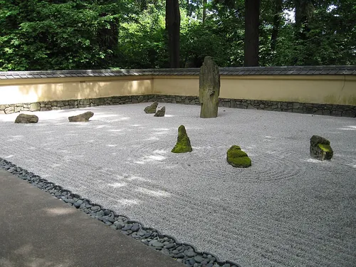 Dry zen garden at Portland Japanese Garden