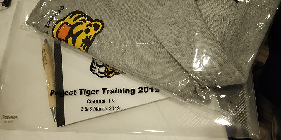 Project Tiger T-Shirt, Notepad and Pen